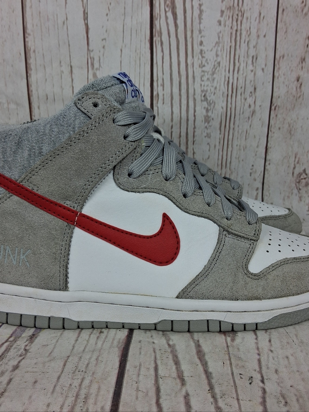 Nike Dunk High SE 'Athletic Club Sneakers Womens 6 Youth 4.5 Grey Gym Red